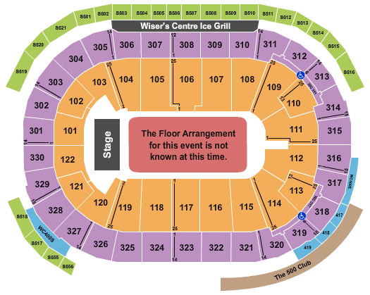 Rogers Arena Laver Cup Seating Chart